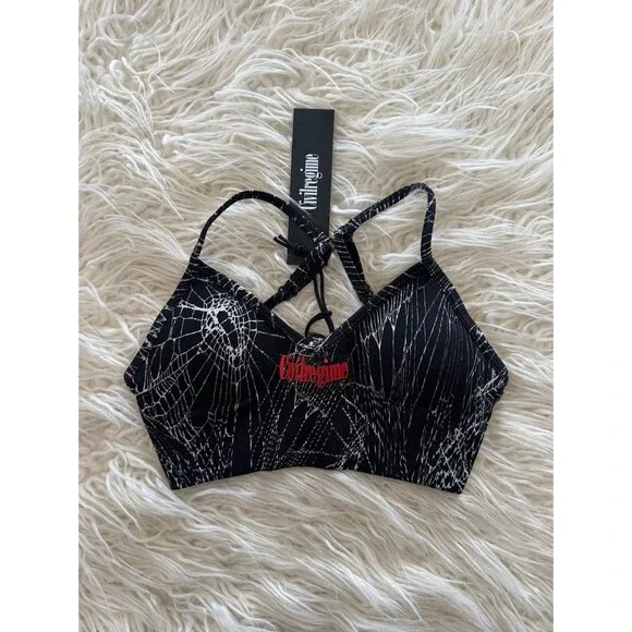 Civil Regime Overran by Webs Kelly Seamless Sports Bra Black Size XS - Picture 1 of 7